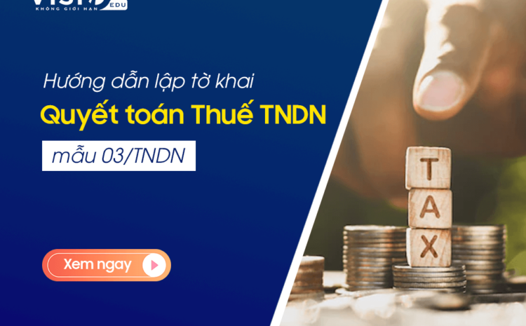  Hướng dẫn lập tờ khai Quyết toán thuế Thu nhập doanh nghiệp mẫu 03/TNDN