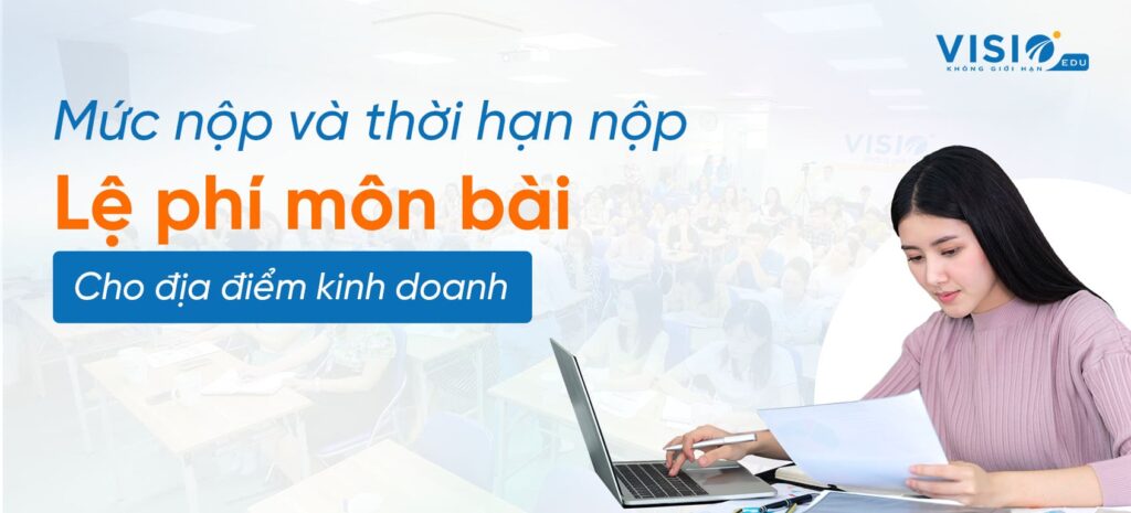 Lệ phí môn bài địa điểm kinh doanh