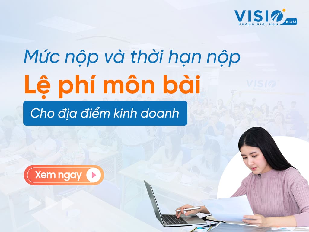 Lệ phí môn bài địa điểm kinh doanh