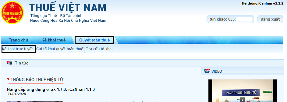 quyết toán thuế thu nhập cá nhân online