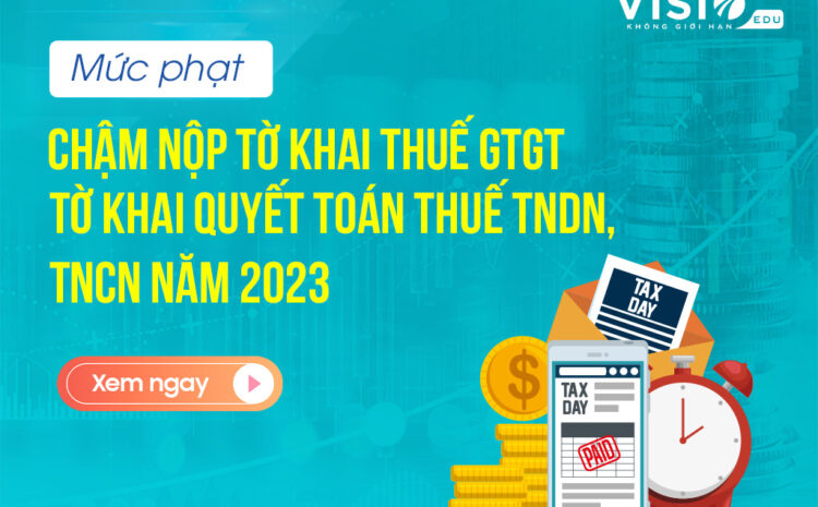  Mức phạt chậm nộp tờ khai thuế GTGT, tờ khai quyết toán thuế TNDN, TNCN