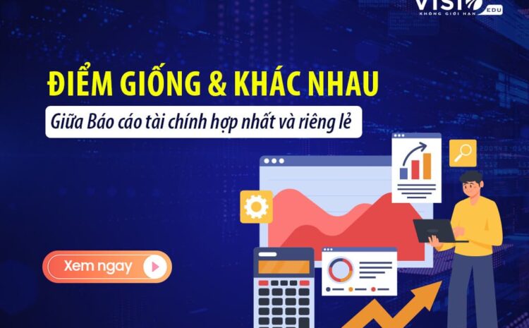  Báo cáo tài chính hợp nhất và riêng lẻ khác nhau như thế nào? 