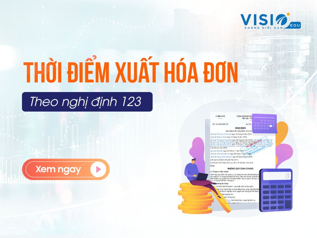 Thời điểm xuất hóa đơn theo Nghị định 123