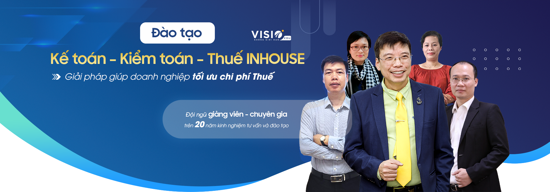 Đào tạo inhosue Kế toán kiểm toán thuế tại visioedu