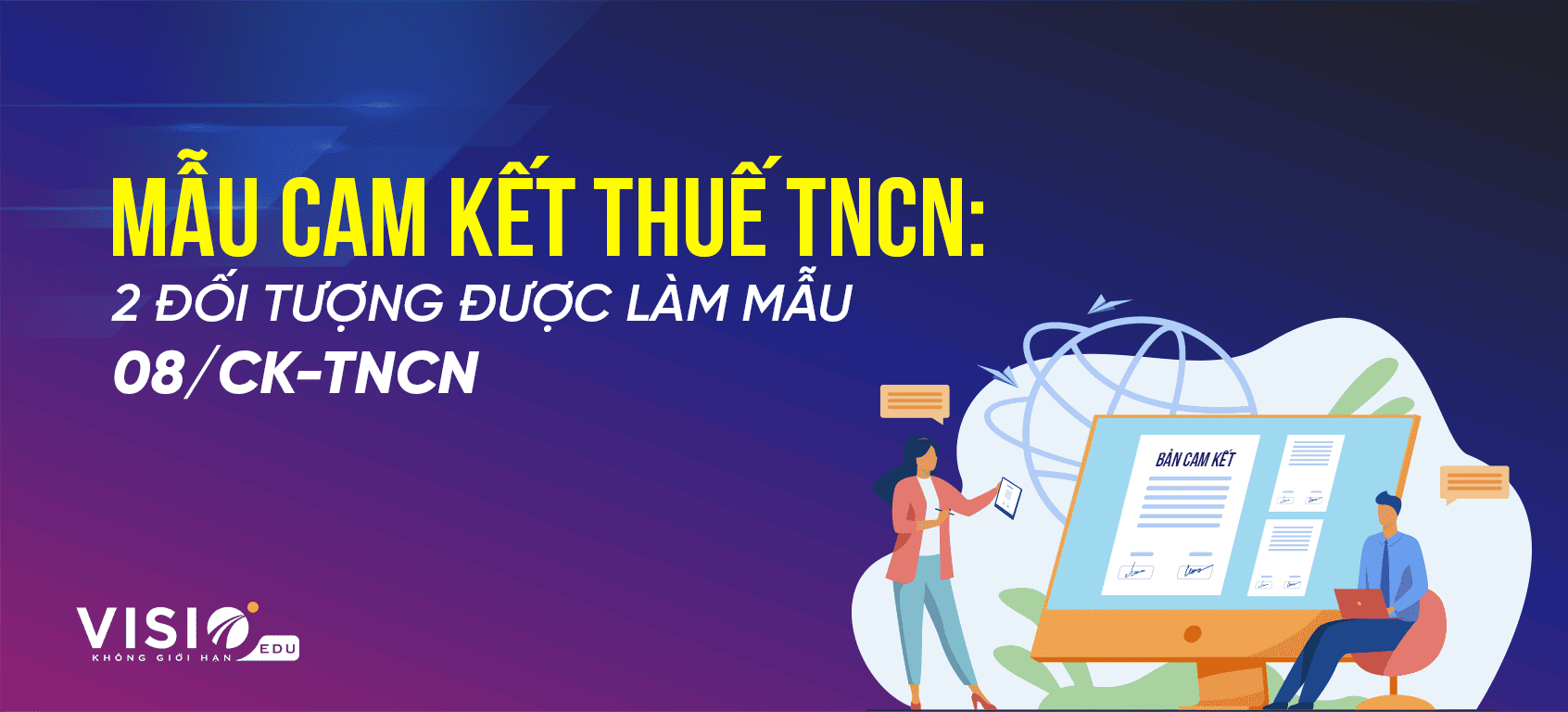 2 Đối tượng được làm mẫu 08/CK-TNCN - Mẫu cam kết thuế TNCN