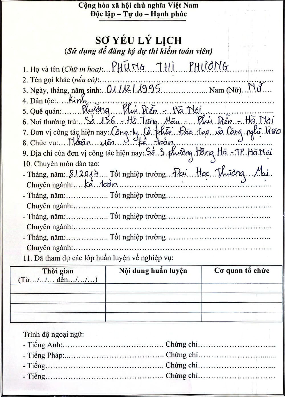 Lịch thi cpa 2026