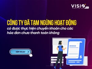 Tạm ngừng hoạt động có được thực hiện chuyển khoản cho các hóa đơn chưa thanh toán không?